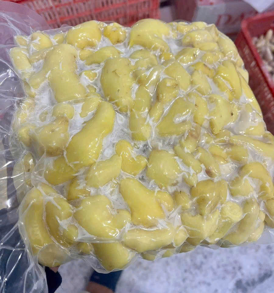 Gừng tươi gọt vỏ
